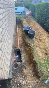 Chantier de remplacement du système d'évacuation-égouttage