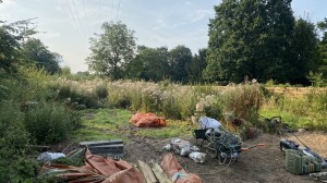 Création de pelouse après nivellement-Arrivée sur le chantier - photo 1